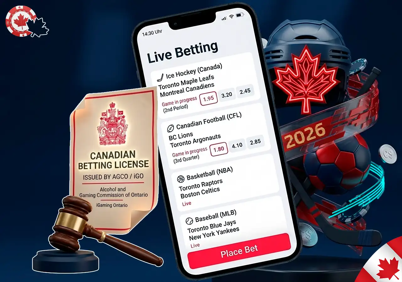 Legal status and AGCO iGaming Ontario regulations for sports betting in Canada.