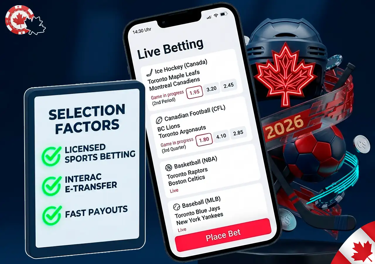 Step by step checklist on how to choose the best sportsbook in Canada.