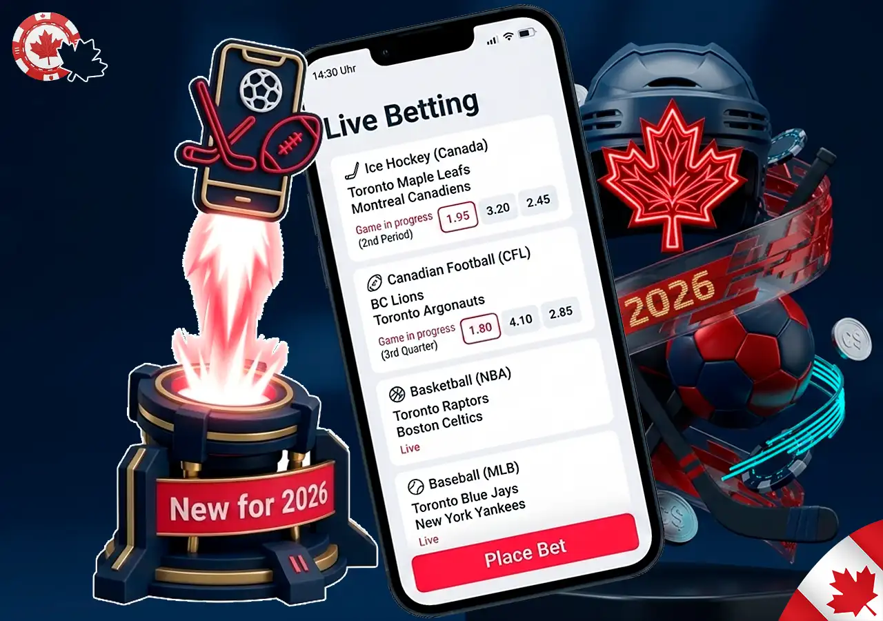 New and upcoming sports betting sites launched in Canada.