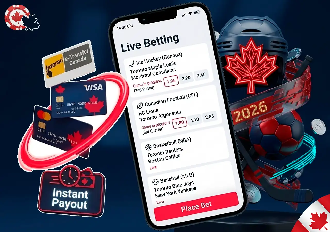 Fast and secure payment methods for Canadian betting sites including Interac and cards.